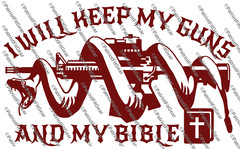 I Will Keep My Guns And Bible,Faith,Gun Rights,Faith Family Freedom,Vinyl Decal