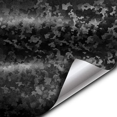 Black Stealth Small Patternless Camouflage Vinyl Wrap Roll (1ft x 5ft)