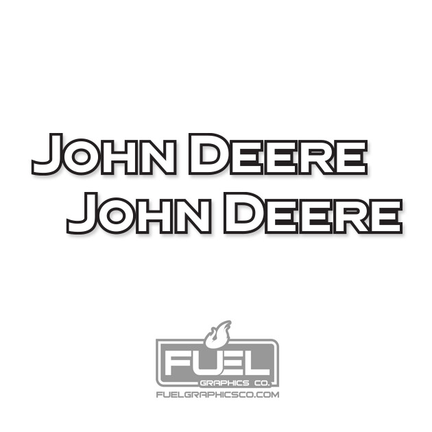 Farming, Tractor, Combine, Implement Premium Vinyl Decal / Sticker 2-Pack
