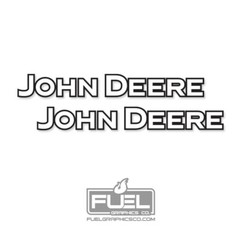 Farming, Tractor, Combine, Implement Premium Vinyl Decal / Sticker 2-Pack