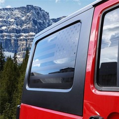 American Flag Car Rear Side Window Decal For 2007-17 Jeep Wrangler JK JKU 4Door