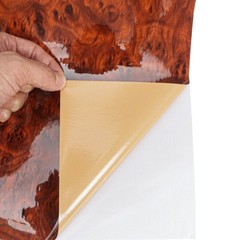 Car Interior Wood Grain Textured Glossy Vinyl Wrap Sticker DIY Decal Sheet Film