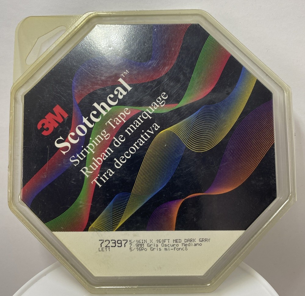 3M Scotchcal 72397 Striping Tape 5/16 x 150′ Med Dark Gray New Sealed
