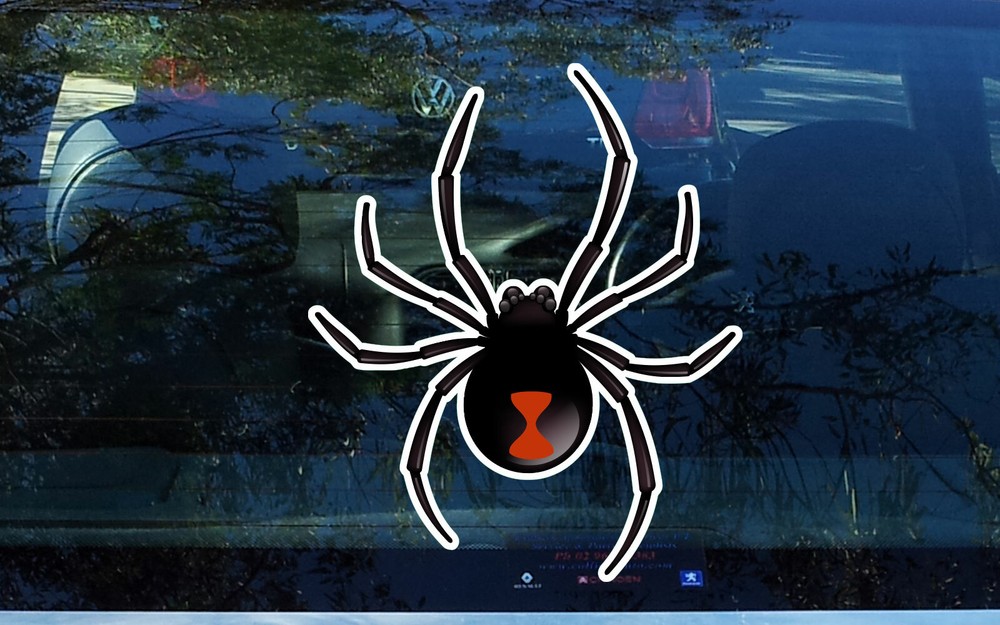 Redback Spider Sticker Aussie Funny Decal Car Window Laptop 2cm~140cm