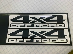 Set2: 4X4 OFF ROAD fits Dodge RAM 1500 2500 Dakota Pickup truck bedside decal