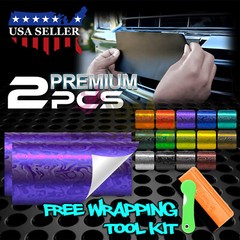 PET Damascus Forged Satin Vinyl Wrap For Chevy Bowtie Emblem Overlay Sheet