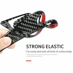 2x Universal Glossy Black Car Exterior Side Fender Vent Air Wing Sticker Trim
