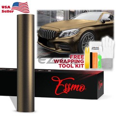 ESSMO PET Matte Metallic Coffee Car Vehicle Vinyl Wrap Decal Sticker