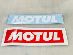 Motul Logo Vinyl Decals – 2 Styles Available-Free Ship-Buy 2 Get 1 FREE