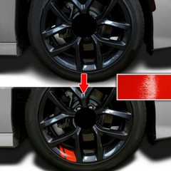 6 PCS 16″-21″Reflective Car Wheel Rim Vinyl Decal Sticker For Car Accessories