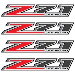 Offroad Truck Bedside Decals Set of 4 for 2014-2018 Z71 – Durable Vinyl Stickers