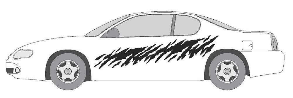DECAL #A995 VINYL GRAPHIC AUTO SUV VEHICLE CROSS OVER MODERN TRUCK VAN CAR SEMI