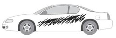 DECAL #A995 VINYL GRAPHIC AUTO SUV VEHICLE CROSS OVER MODERN TRUCK VAN CAR SEMI