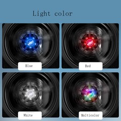 4PCS 54mm Self-Powered Floating LED Wheel Hub Light Wheel Center Caps for Ford