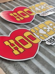 2 Hooker Header Vintage Style Racing decals. NASCAR NHRA sticker Toolbox, Hotrod