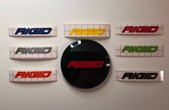 2x Rigid 360 Series 4″ Overlay Vinyl Decal Sticker 36363-SB LED Light Cover
