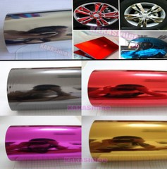 DIY – Glossy Mirror Chrome Vinyl Wrap Tape Sticker for Car Phone Home Decal CF