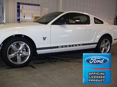 Ford Mustang Rocker Panel Door Side Stripes Decals RP strip sticker set L and R