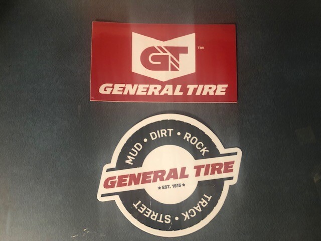GT GENERAL TIRE DECAL STICKER offroad racing ultra4 BITD MIXED 2PC SET