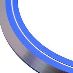 For Jaguar F-Pace XE XF XJ Blue Aluminum Front Bumper Grille Logo Bezel Cover