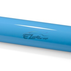 ESSMO PET Super Gloss Baby Blue Car Vehicle Vinyl Wrap Decal Glossy Like Paint