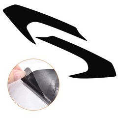 Smoked Black Vinyl Tint Overlay For 2018-2021 Ford Mustang Headlight Side Marker