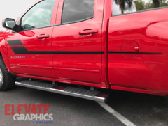 1999-2025 For Chevy Silverado Decals Side Flash Graphics Vinyl Stripes Stickers