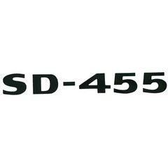 1973-74 Firebird / Trans AM Black “SD-455” Hood Scoop Decal