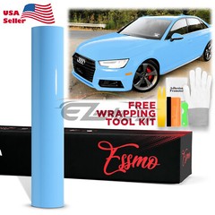 PPF Paint Protection Film Gloss Light Blue Invisible Scratches Shield Wrap TPU