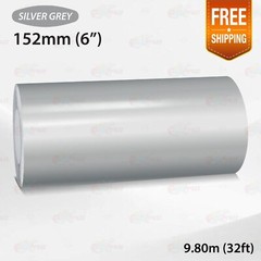 SILVER GRAY 6″ 152mm PIN STRIPE Car Model Streamline TAPE Decal Vinyl Sticker