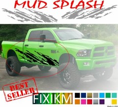 ✔️ Off-Road decal universal size fit for any trucks and cars MUD SPLASH graphics