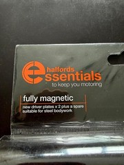 HALFORDS 3 X P Green Fully Magnetic Learner Driver Plates Passed Pass New Driver