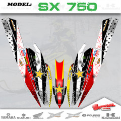 GRAPHICS KIT DECALS FIT KAWASAKI Jet Ski SX SXR SXI 750 1992-98 STICKERS Bline