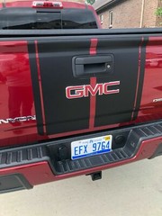 Sweet Custom Hood Decal Fits all GMC Canyon and Canyon Denali 2013 through 2023