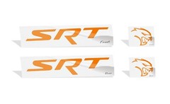 18 19 20 Charger SRT Hellcat Front & Rear SRT Emblem Overlay Decals