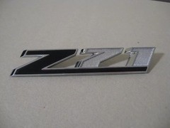 2014-2018 Chevy Silverado Z71 Grille Emblem ( Z ) Overlay Decal Insert (BLACK)