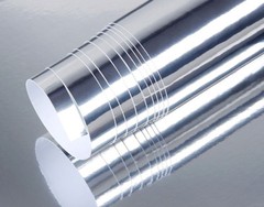 12″ x 60″ Silver Chrome Mirror Vinyl Film Wrap Sticker Stretchable 1ft x 5ft