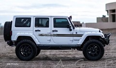 BREAKUP Vinyl Graphic Side Door Body Line Accent Stripe Decal FOR Jeep Wrangler