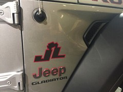 JL JK or JT premium automotive grade TWO decals, for Jeep Rubicon