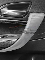 4D Carbon Fiber Silver Glossy Vinyl Wrap Decal Sheet Bubble Free Sheet Film DIY