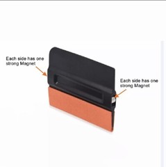 2PCS Felt Edge Squeegee Soft Car Vinyl Wrap Application Window Tint Tools Magnet