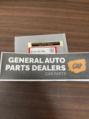 Genuine Honda OEM MADE IN JAPAN JDM Decal Name Plate Sticker 87125-041-680 NEW