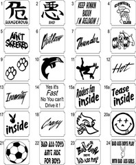 BUTTERFLY 4.5″ Vinyl Decal Graphic Car Vehicle High Quality-Weather Resist #37