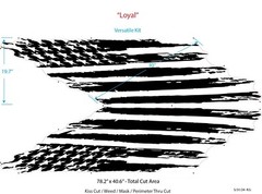 LOYAL Universal Fit Side Vinyl Graphics Decals Stripes Kit on Chevy Colorado