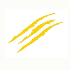 Car Monster Claw Scratch Vinyl Sticker For Car Decal Hood Headlight Decoration