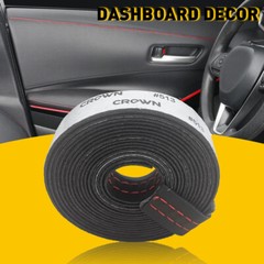 2M PU Leather Car Dashboard Decor Line Strip Sticker Moulding Trim Access H