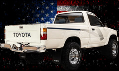 VINTAGE STYLE VINYL DECALS GRAPHICS FITS TOYOTA PICKUPS/ 89 4×4 MODELS