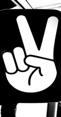 Wave • Peace • Permanent Vinyl Decal • Truck • Car • Laptop • 15 Colors