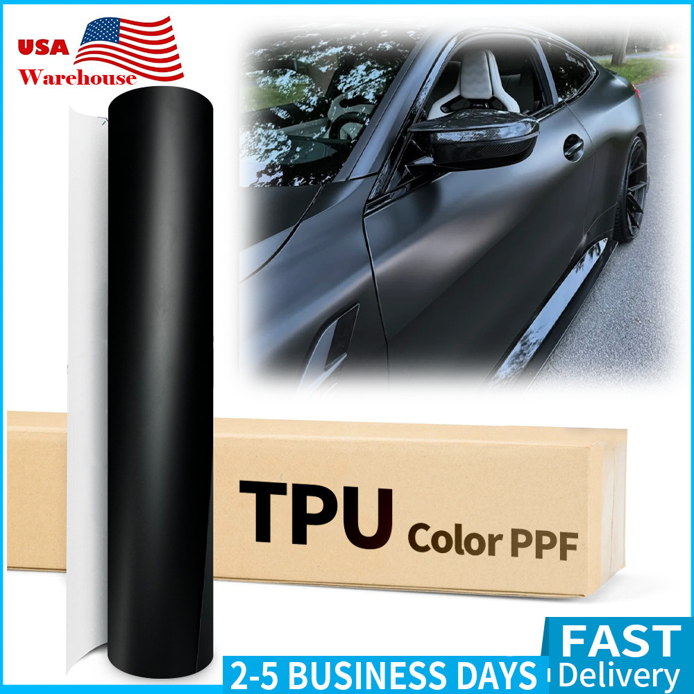 Premium Matte Black Vinyl Wrap Car Auto Sticker Film Decal Bubble Free Sheet USA