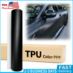 Premium Matte Black Vinyl Wrap Car Auto Sticker Film Decal Bubble Free Sheet USA